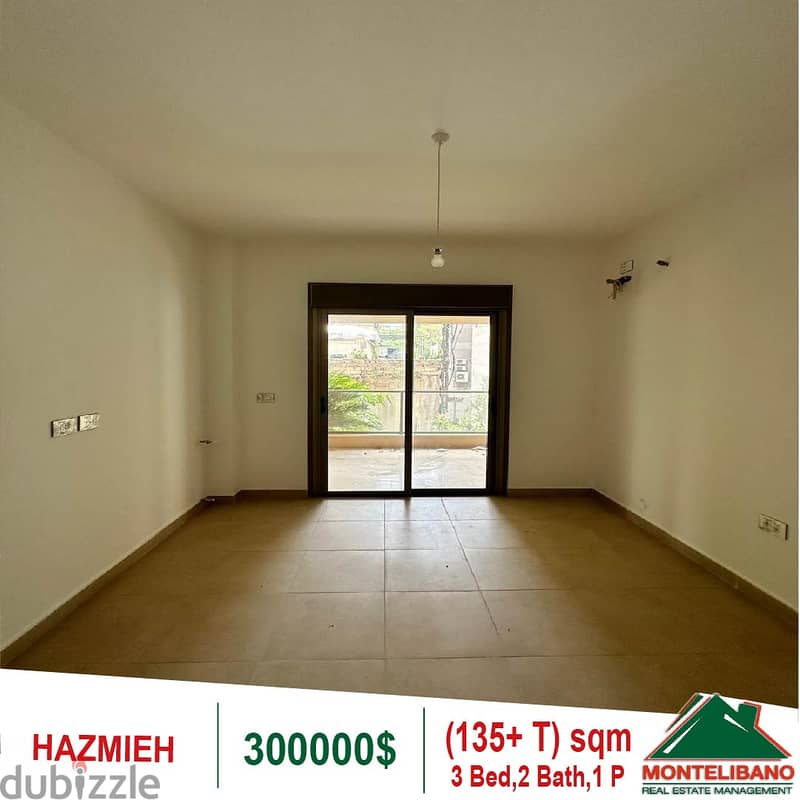 300000$!! Apartment for sale located in Hazmieh 2