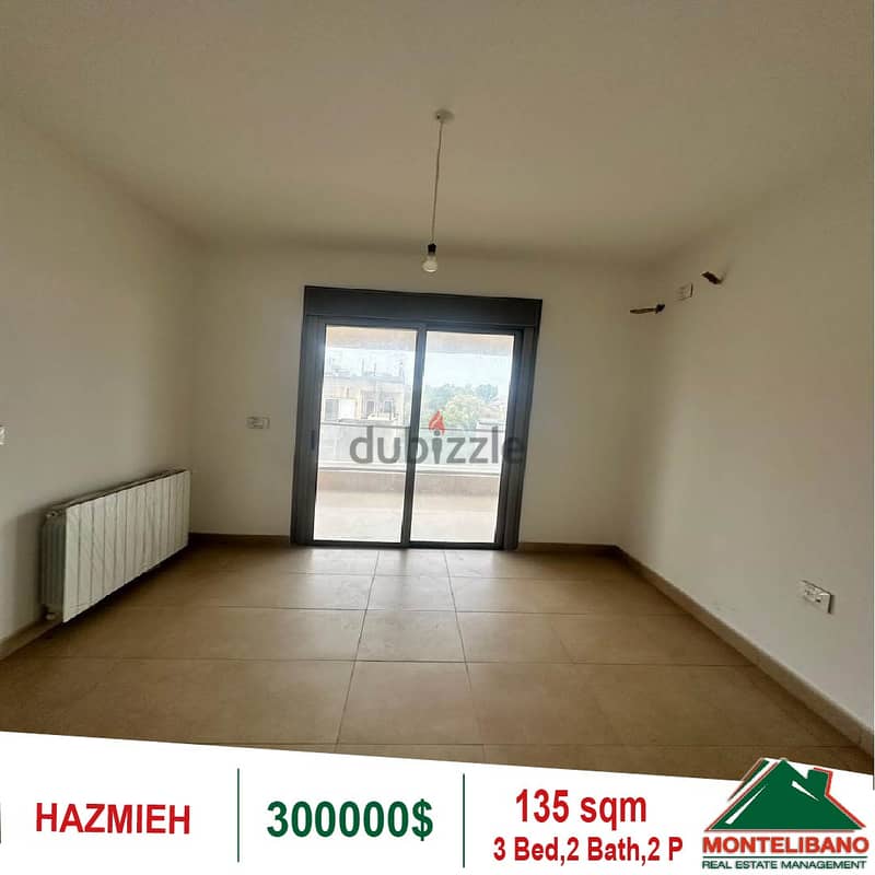300000$!! Apartment for sale located in Hazmieh 1