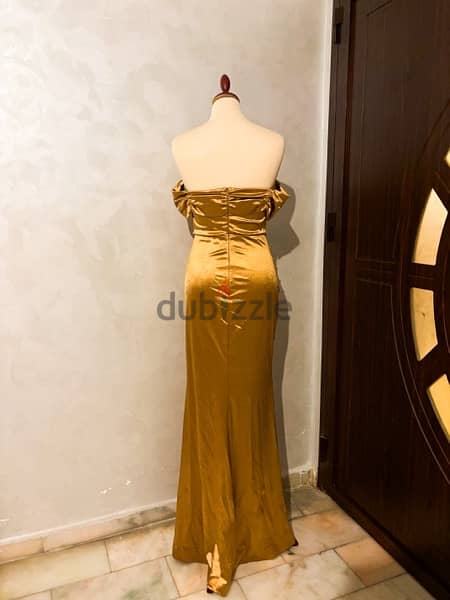 Gold Evening Dress 3