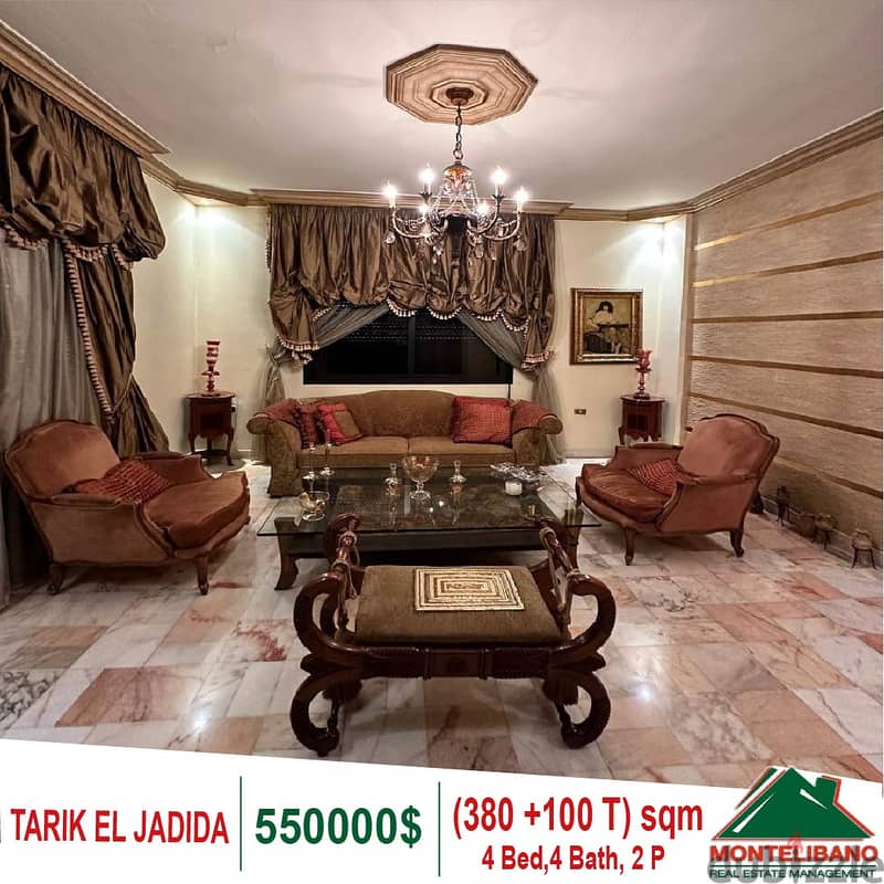 550000$!! Apartment for sale located in Tarik El Jadida 3
