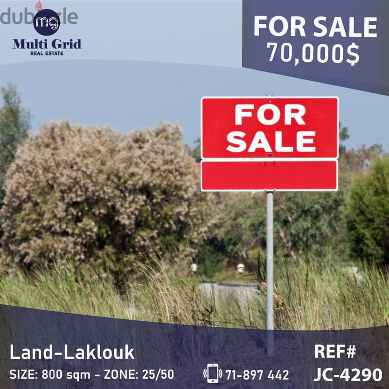 JC-4290 / Land for Sale in Laqlouq-Tannourine, أرض للبيع في اللقلوق 0