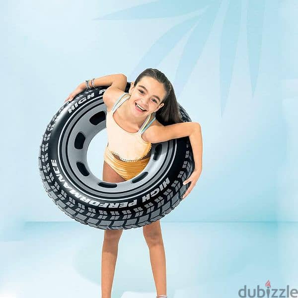 Intex Giant Tire Inflatable Pool Swim Tube 91 cm 1