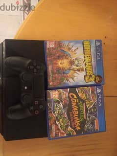 PS4, 500GB, one controller, and 2 games included 0