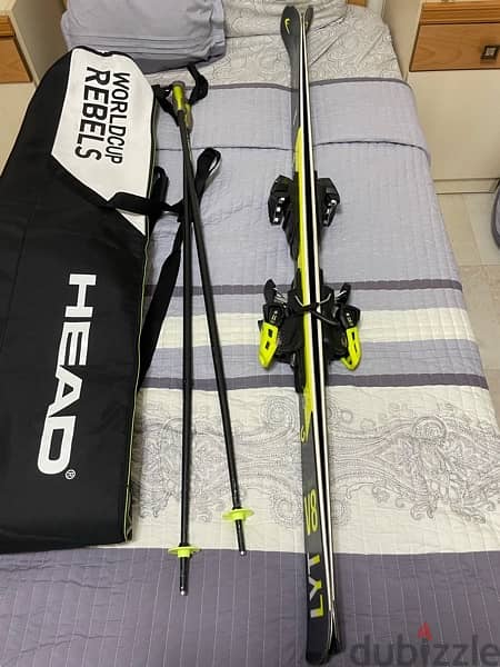 head v8 + ski bag + ski poles 1