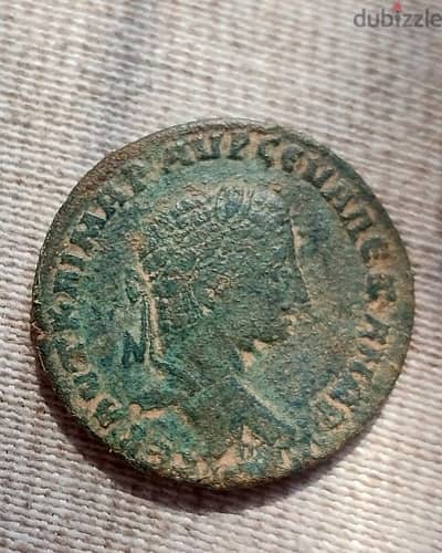 Ancient Roman Severus Alexander  Bronze Coin Antoich mint year 224 AD