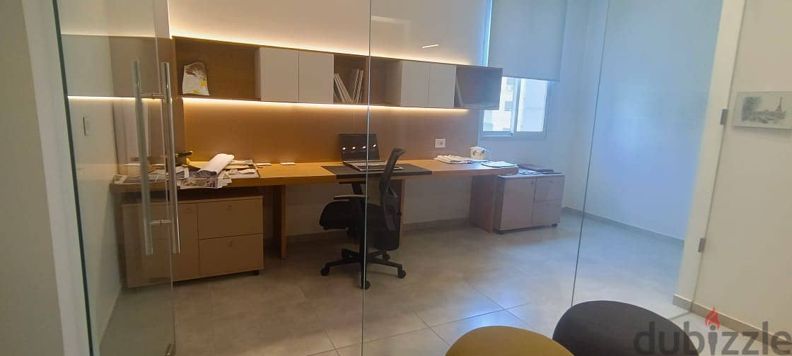 L15569-Fully Decorated & Furnished Office for Rent in Zouk Mosbeh 3