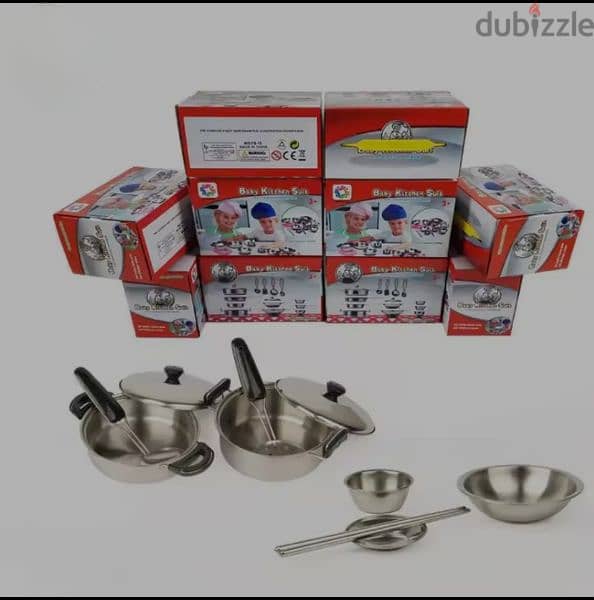 BABY KITCHEN  SUIT 
Mini Stainless Tableware 1