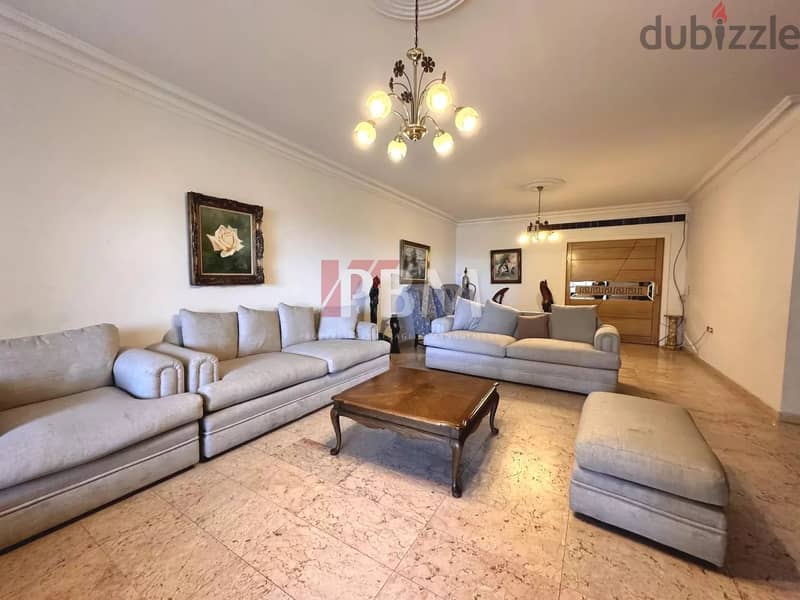 Amazing Apartment For Sale In Raouche | Maid's Room | 250 SQM | 1