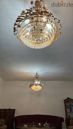 chandelier for sale both for 60$