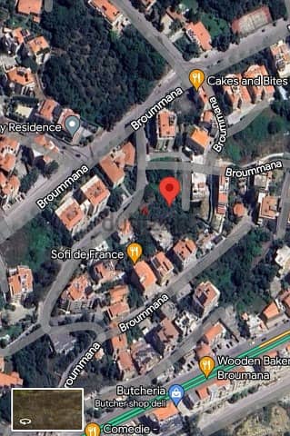 1260 Sqm | Prime location land for sale in Broummana 0