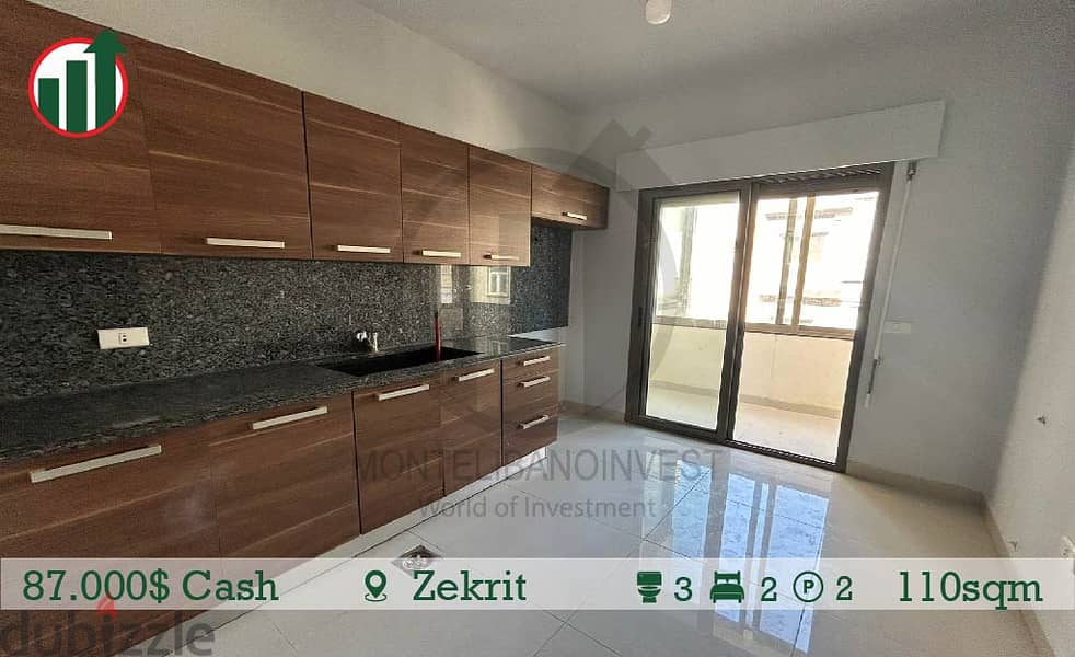 Catchy Apartment for Sale in Zakrit for 88.000$ !!! 5