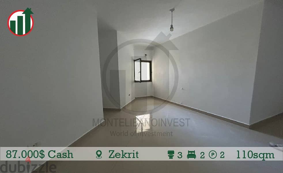 Catchy Apartment for Sale in Zakrit for 88.000$ !!! 6