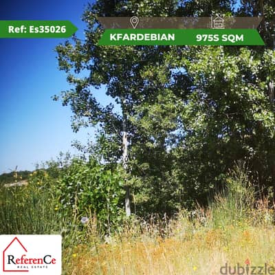 Prime land for sale in Kfardebian أرض للبيع  في كفردبيان