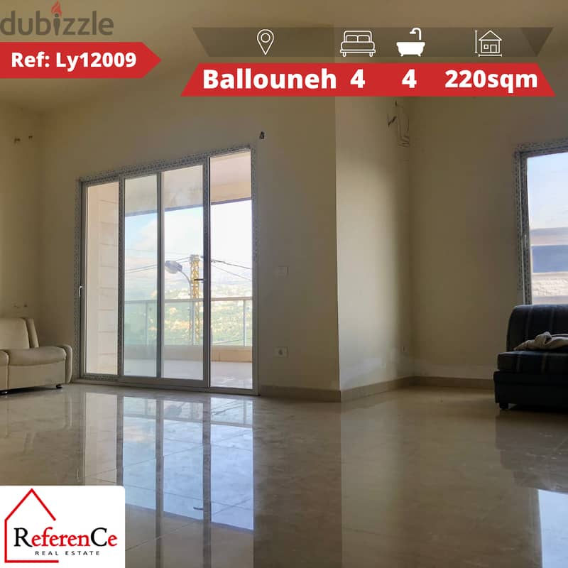 Apartment with warehouse in Ballouneh شقة مع مستودع في بلونة 0