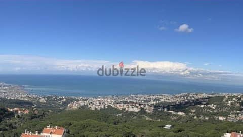 Land in prime location | Amazing sea and mountain view from Broumana