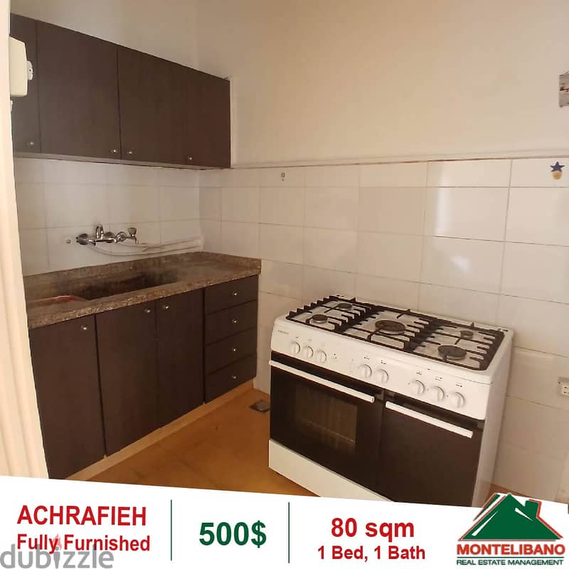 500$!! Fully Furnished Apartment for rent located in Achrafieh 4