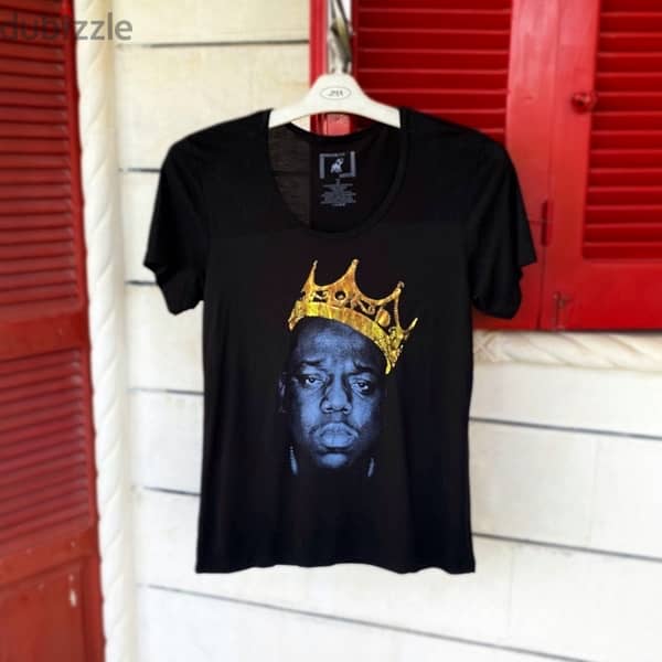 BROOKLYN MINT The Notorious Big / Biggie Smalls Black T-Shirt. 0