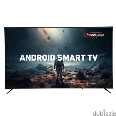 General Gold Led tv 70 UHD Smart Android 13 Reciever تلفزيون اندرويد