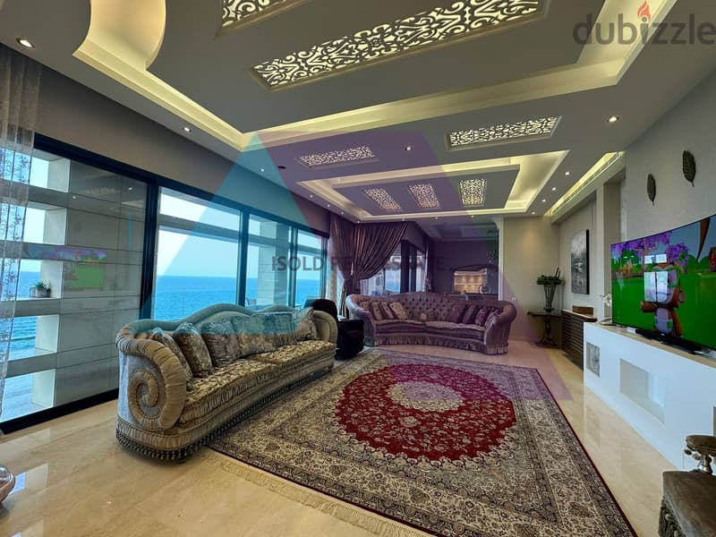 Fully Furnished 550 m2 apartment+sea view for sale in Ain el Mrayseh 1