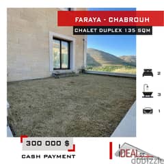 Chalet Duplex For sale in Faraya Chabrouh 135 sqm ref#nw56372