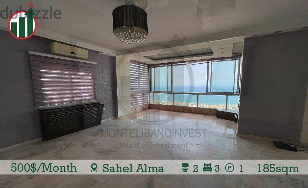 Enjoy this Apartment with Sea View for Rent in Sahal Alma !! 3