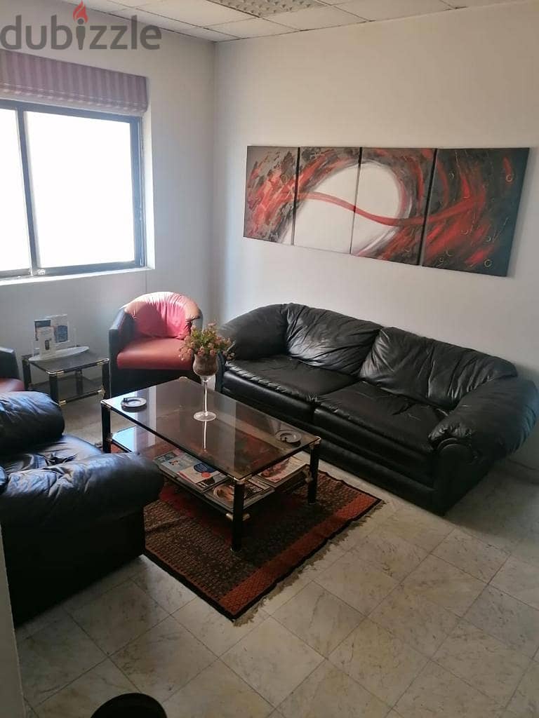 FULLY FURNISHED OFFICE IN RAMLET EL BAYDA (70SQ) SEA VIEW (JNR-299) 1