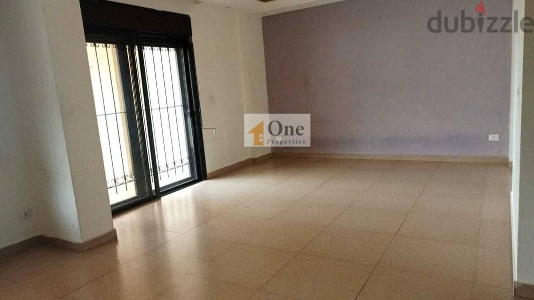 Apartment for RENT,in GHAZIR /KESEROUAN, 3 minutes from highway. 4