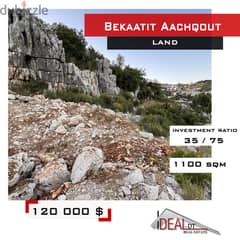 Land for sale In Bekaatit Aachqout 1100 sqm ref#kz252 0