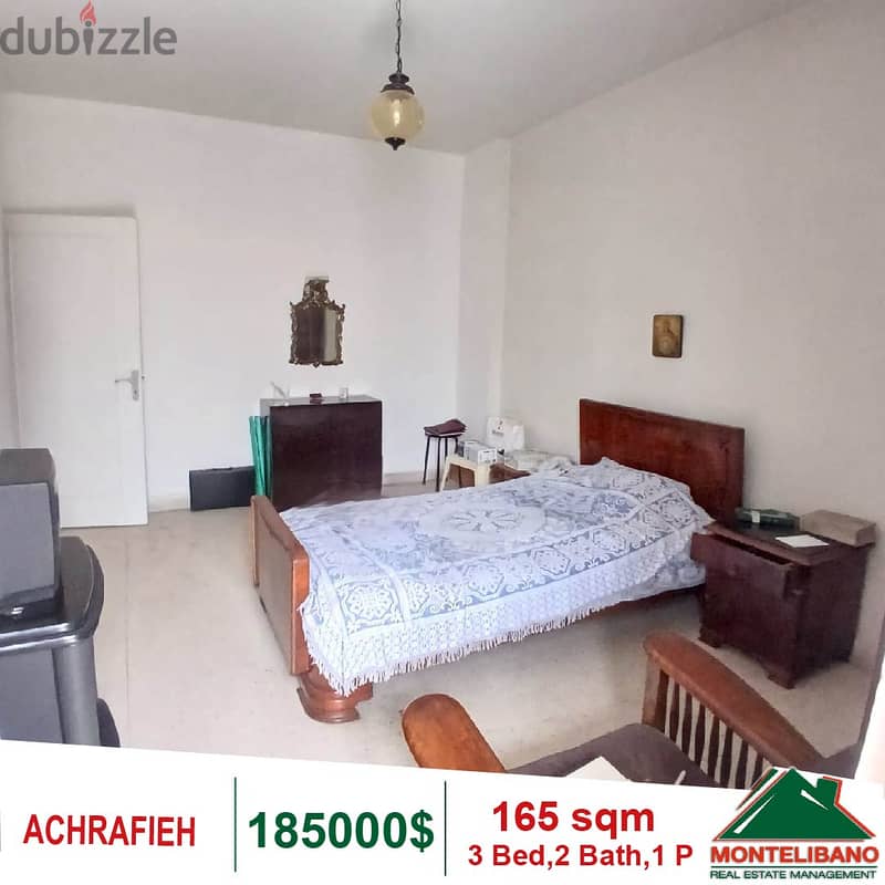 185000$!! Apartment for sale located in Achrafieh 3