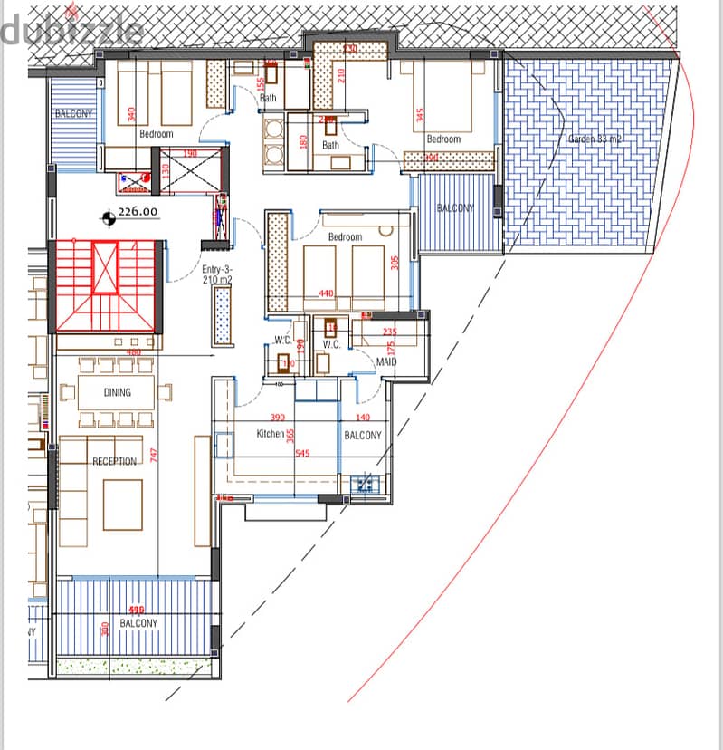 Under-Construction 210m² Apartment with 40m² Garden for Sale Bsalim 0