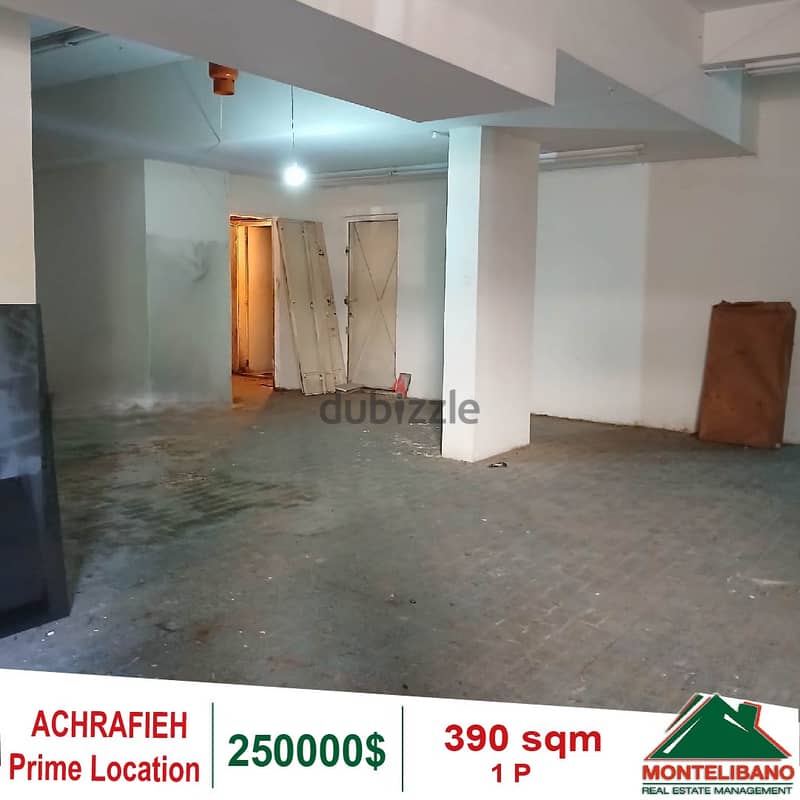 250000$!! Prime Location Depot for sale located in Achrafieh 0