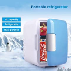 Mini Car Fridge 12V Hot & Cold Beverage Refrigerator براد محمول