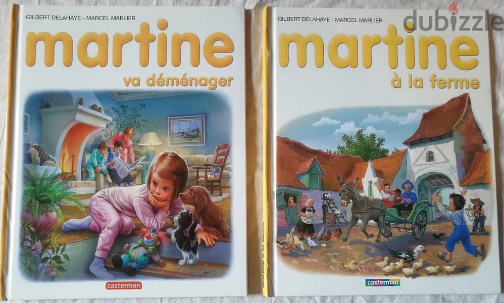 Martine story books french 9 for 25$ /each for 3.5$ 6