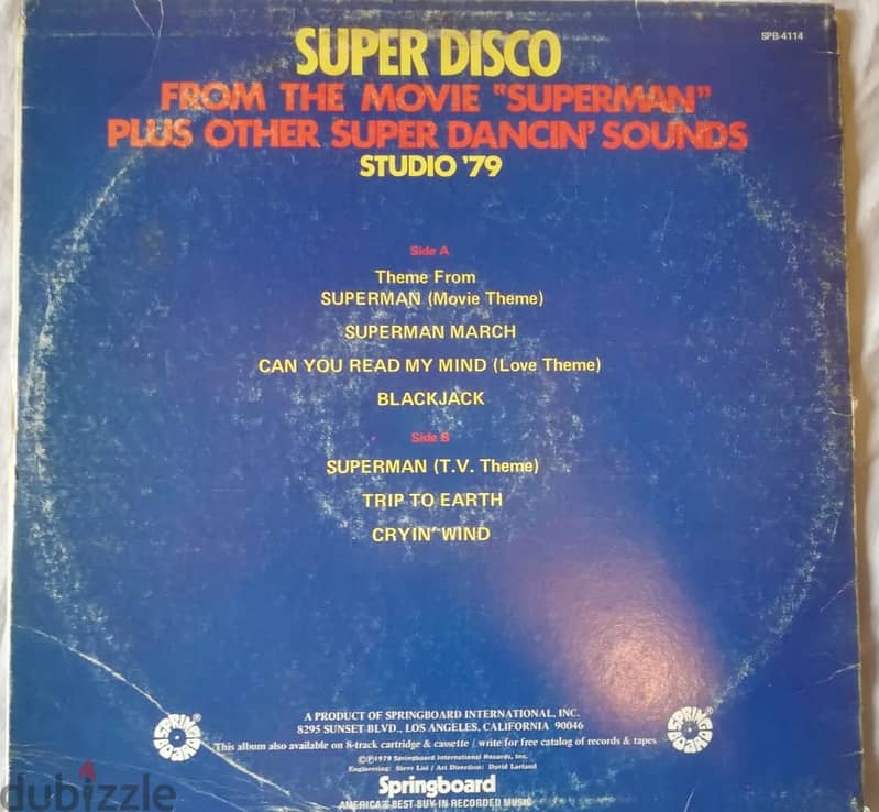 super disco from the superman movie soundtrack 1