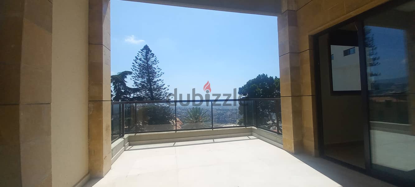 200m² Duplex with Panoramic Sea View for Rent in Mansourieh 0