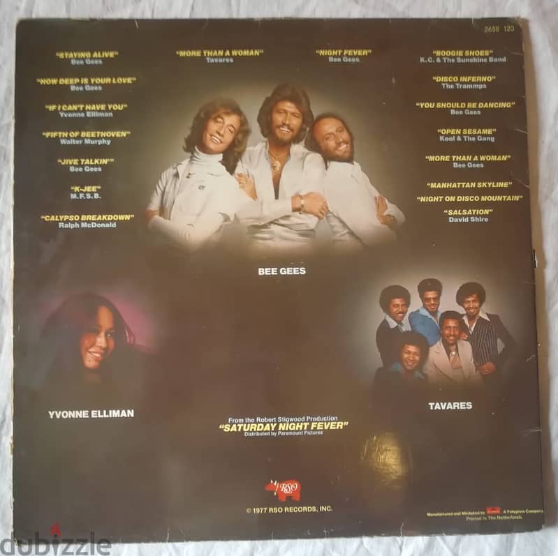 Saturday night fever soundtrack 2 vinyl album 2