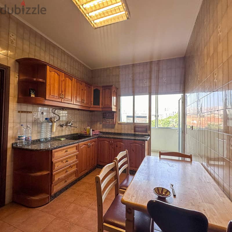 127 SQM Furnished Apartment in Naccache, Metn with Sea View 4