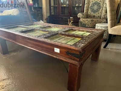 teak maseef table old door