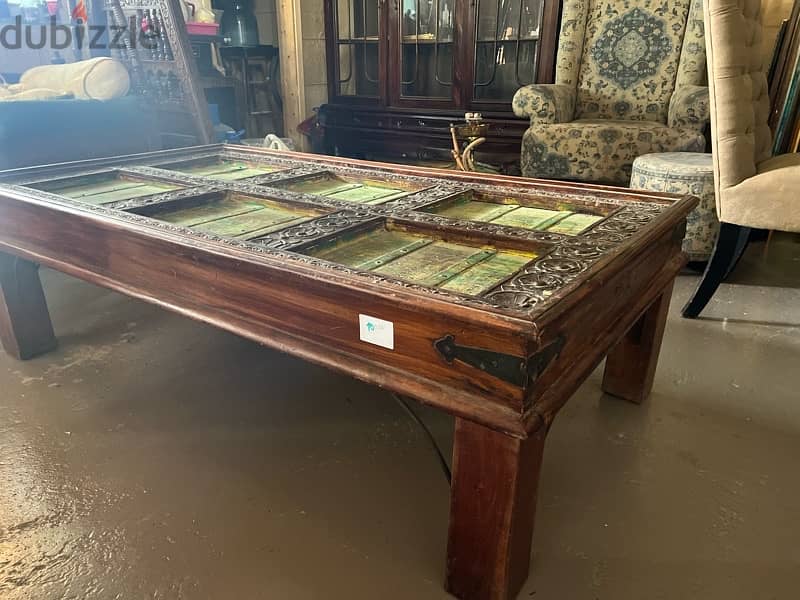 teak maseef table old door 0