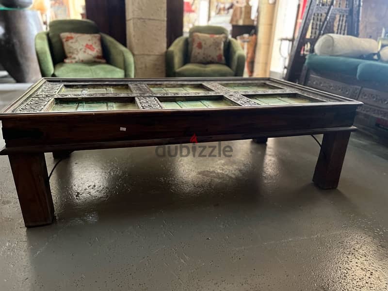 teak maseef table old door 9