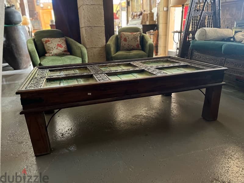 teak maseef table old door 10