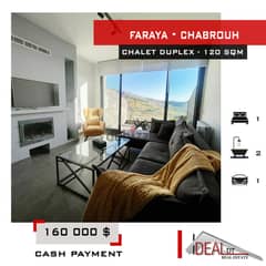 Chalet duplex for sale in Faraya Chabrouh 120 sqm ref#NW56376