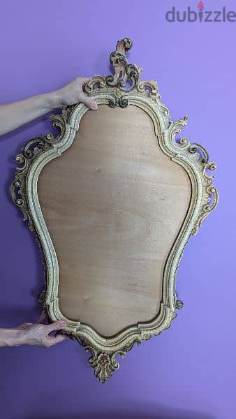 Baroque style mirror & hanging table 2