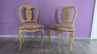 Pair of chairs Louis XV 0