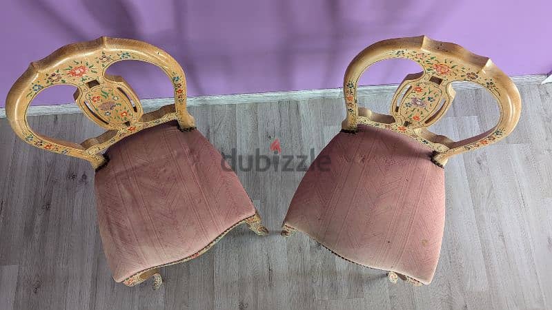 Pair of chairs Louis XV 1