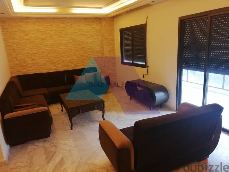 Fully furnished 160 m2 apartment for rent in Naccache 0