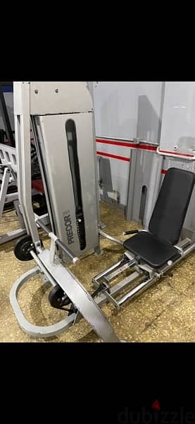 leg press precor original plate loaded 1