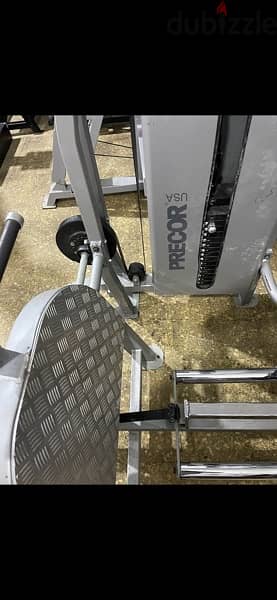 leg press precor original plate loaded 3