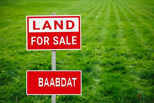 land for sale baabdat ارض للبيع في بعبدات 0