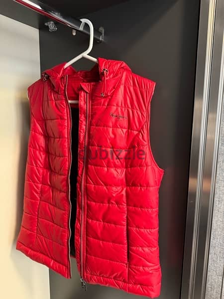 pepe jeans red gilet size M from paris never worn 0